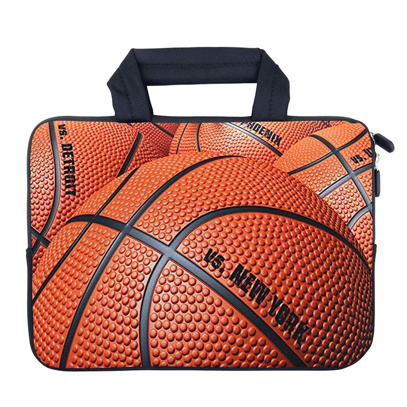 AMARY Chromebook Sleeve 11.6" 12" inch Laptop case Chromebook Bags MacBook air Sleeve Fit Apple MacBook Air HP DELL Lenovo Asus Samsung (Basketball) - Image 2